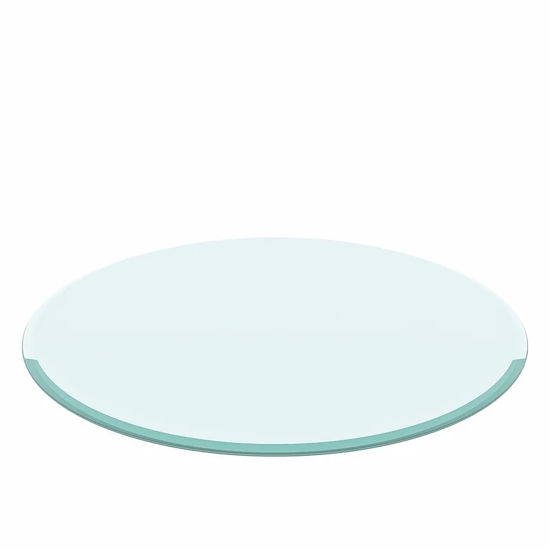 24" Round Tempered Glass Top 5/8" Thick Beveled Polished Edge Clear Glass Table Top
24" Round Tempered Glass Top 5/8" Thick Beveled Polished Edge Clear Glass Table Top