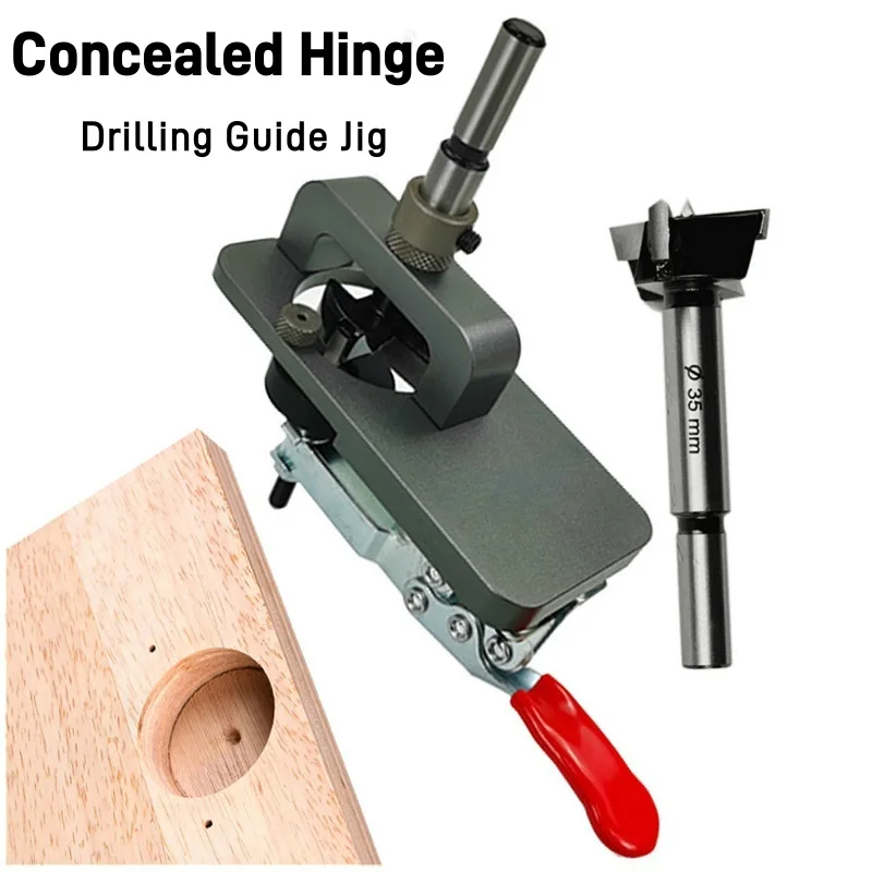 Направляющая для сверления скрытых петель, комплект сверлильных приспособлений для петель-35 мм, шаблон для открывания отверстий из алюминиевого сплава, дырокол, локатор
Направляющая для сверления скрытых петель, комплект сверлильных приспособлений для петель-35 мм, шаблон для открывания отверстий из алюминиевого сплава, дырокол, локатор