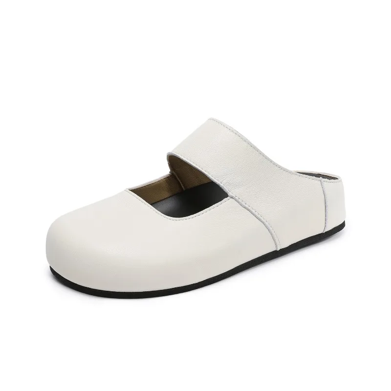Women Slippers Flats Slingback Genuine Leather Shoes Summer Sandals Designer Casual Walking Shoe Work Comofort Slides De Mujer
Women Slippers Flats Slingback Genuine Leather Shoes Summer Sandals Designer Casual Walking Shoe Work Comofort Slides De Mujer