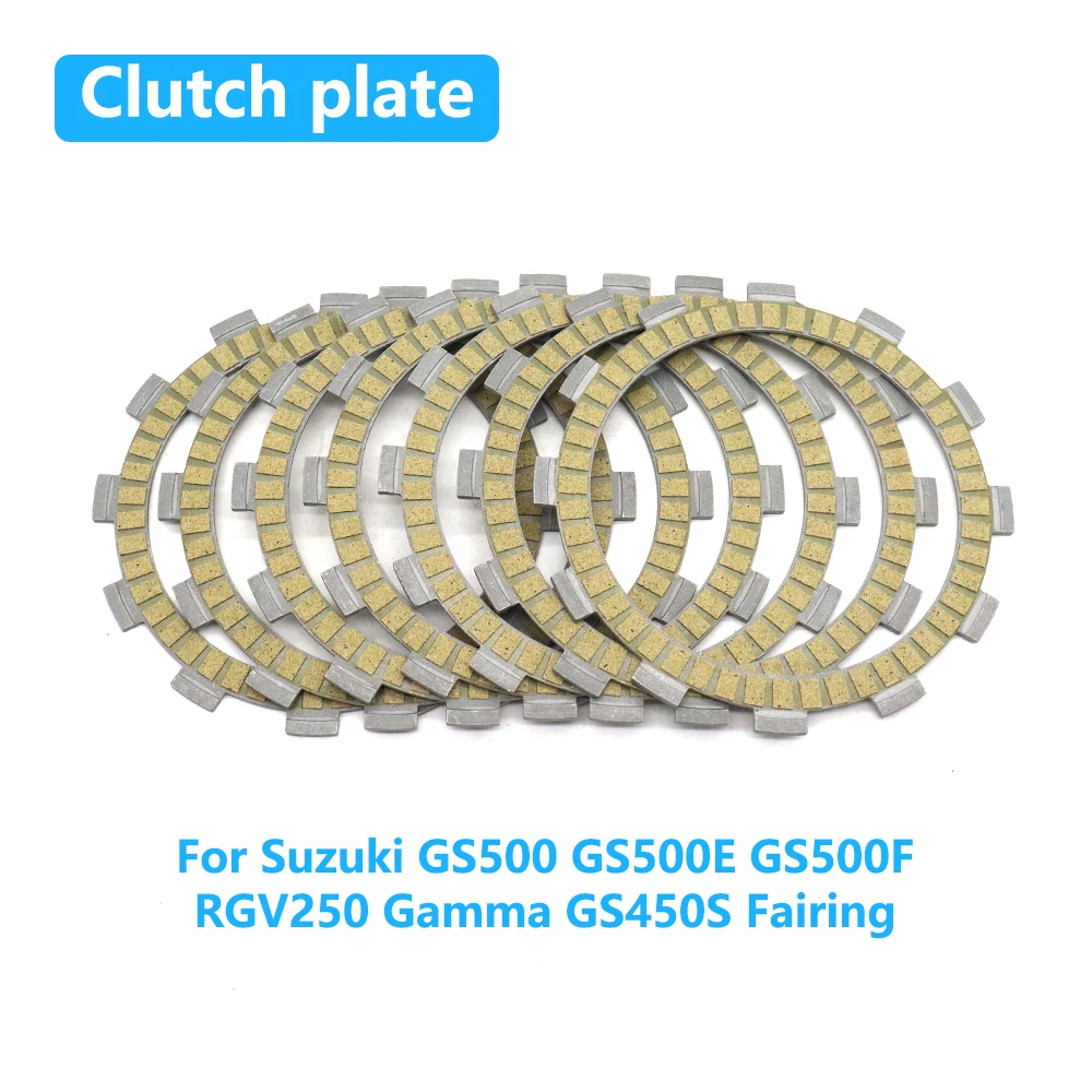 For Suzuki GS500 GS500E GS500F RGV250 Gamma GS450S Fairing GS 450E 450T Motorcycle Clutch Friction Disc Plate Kit Accessories
For Suzuki GS500 GS500E GS500F RGV250 Gamma GS450S Fairing GS 450E 450T Motorcycle Clutch Friction Disc Plate Kit Accessories