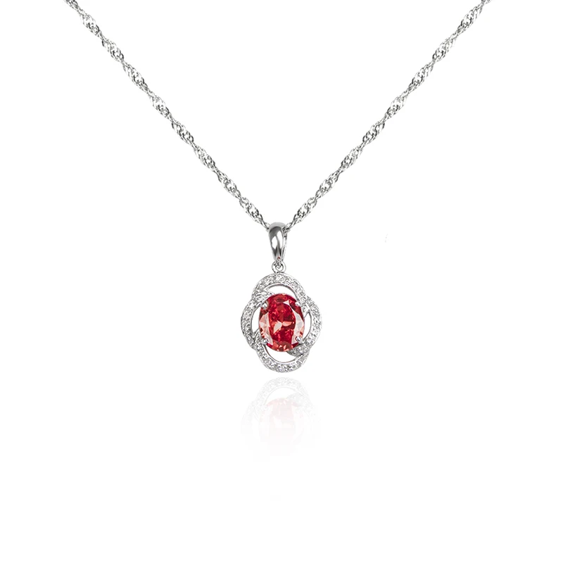 YYSuniee S925 Pure Silver Luxury Pendant Necklace with Pink and Purple Transparent Zircon Accessories for Women
YYSuniee S925 Pure Silver Luxury Pendant Necklace with Pink and Purple Transparent Zircon Accessories for Women