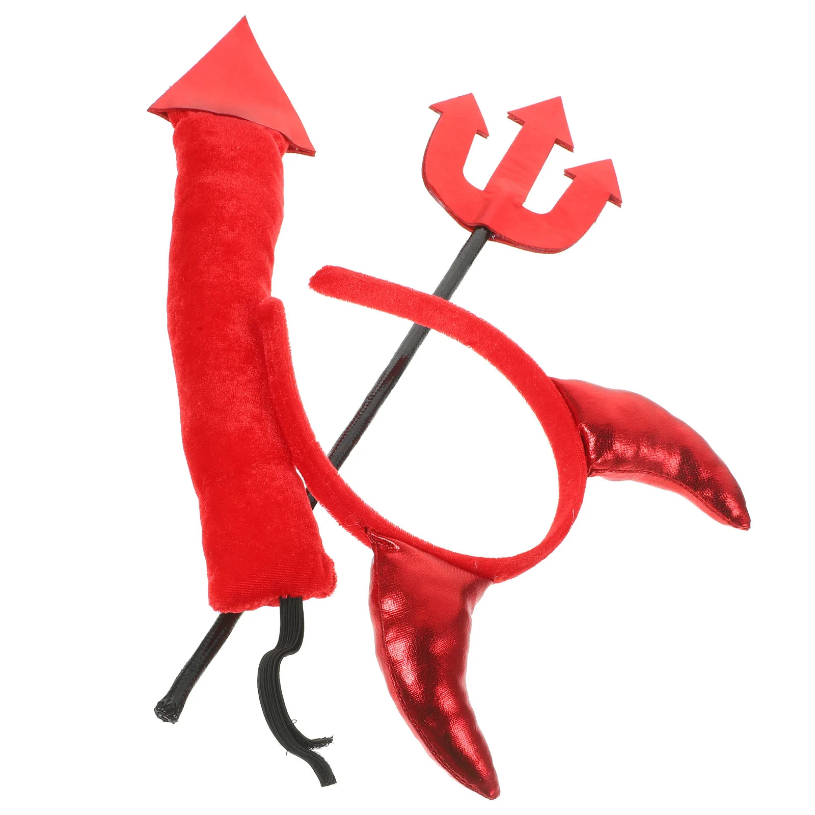 1 set Set Plastic Halloween Horns Headb Horns Headb Tail Halloween Party Cosplay Accessory Stage Prop Red Color
1 set Set Plastic Halloween Horns Headb Horns Headb Tail Halloween Party Cosplay Accessory Stage Prop Red Color