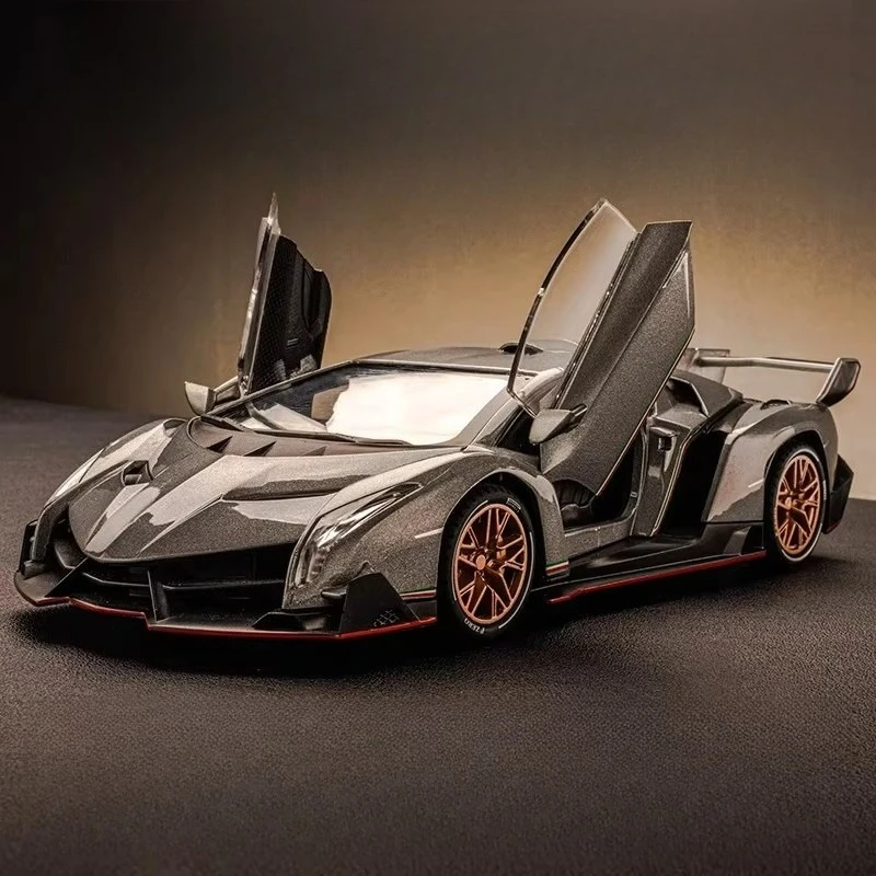 1:24 Poison Veneno Sports Car Model Diecast Metal Toy Vehicles Car Model Sound Light Collection Kids Toy Gift
1:24 Poison Veneno Sports Car Model Diecast Metal Toy Vehicles Car Model Sound Light Collection Kids Toy Gift