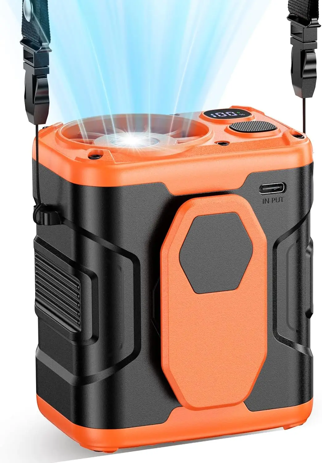 Upgrade Portable Waist Fan, 10000mAh Rechargeable Wearable Clip-On, 5 Speeds Strong Airflow Cooling for Outdoor Jobsite Camping Travel
Upgrade Portable Waist Fan, 10000mAh Rechargeable Wearable Clip-On, 5 Speeds Strong Airflow Cooling for Outdoor Jobsite Camping Travel
