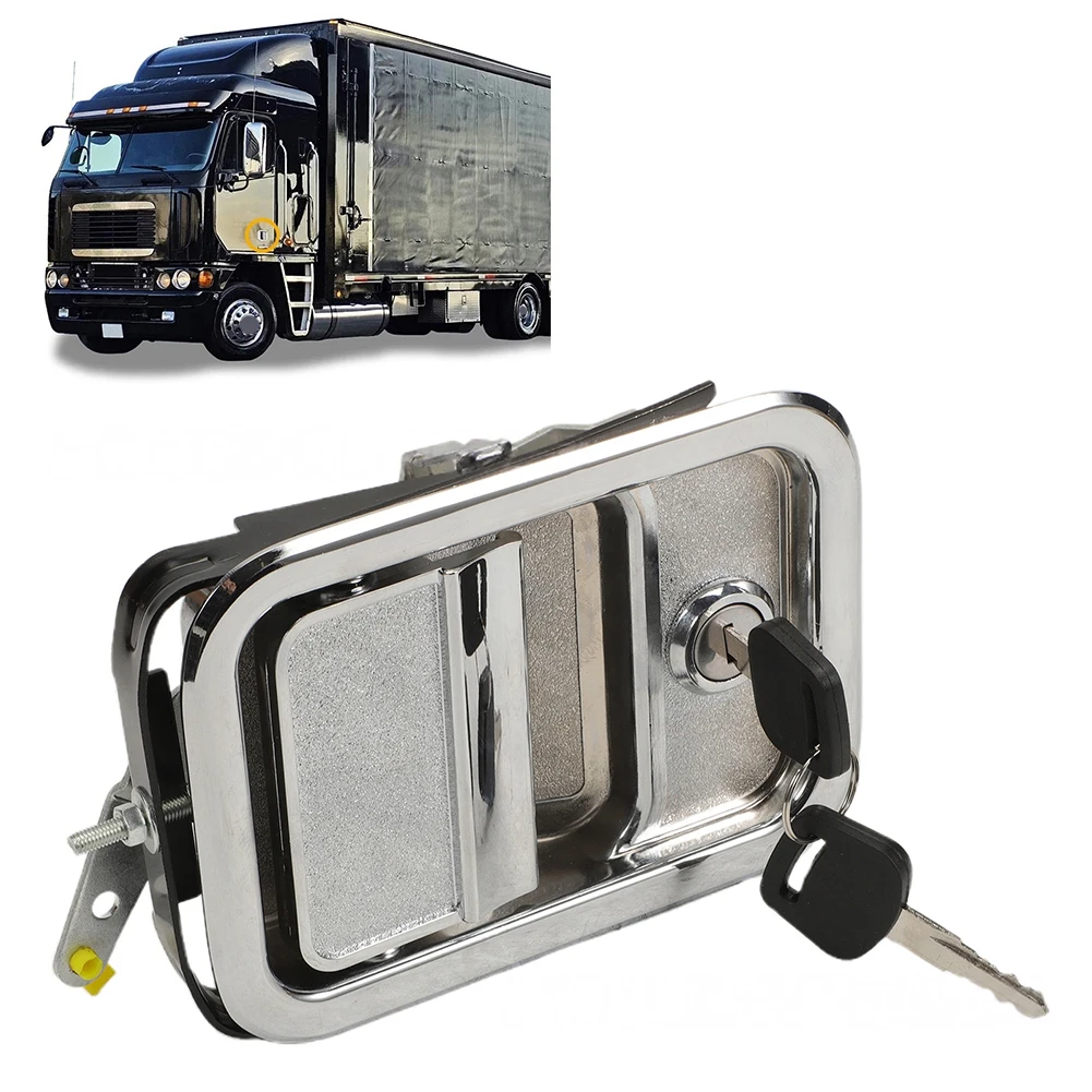 Front Left Exterior Door Handle with Built in Lock Cylinder A1842228002 for Freightliner 2005 2012 Argosy 2005 2014
Front Left Exterior Door Handle with Built in Lock Cylinder A1842228002 for Freightliner 2005 2012 Argosy 2005 2014