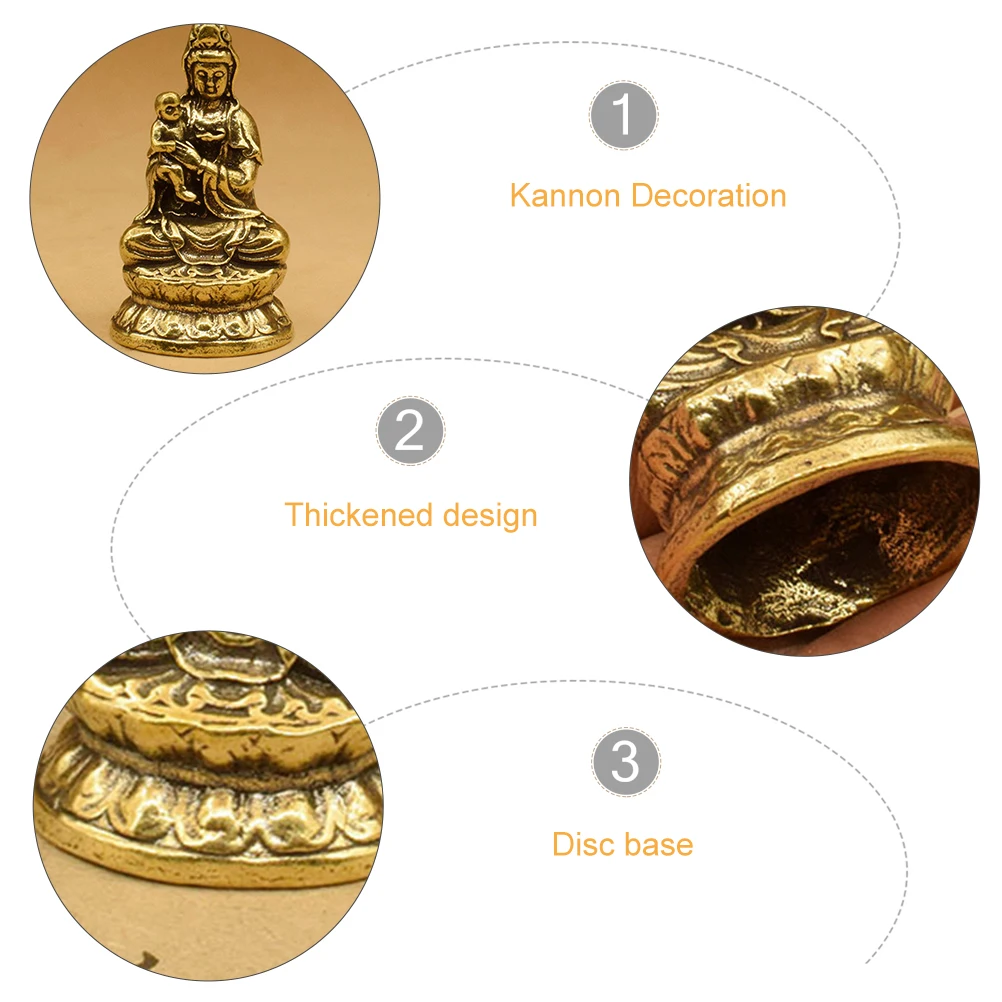 Brass Kannon Desktop Kannon Decor Figure Desktop Adornment Gift Idea Office Hotel Decor Piece
Brass Kannon Desktop Kannon Decor Figure Desktop Adornment Gift Idea Office Hotel Decor Piece