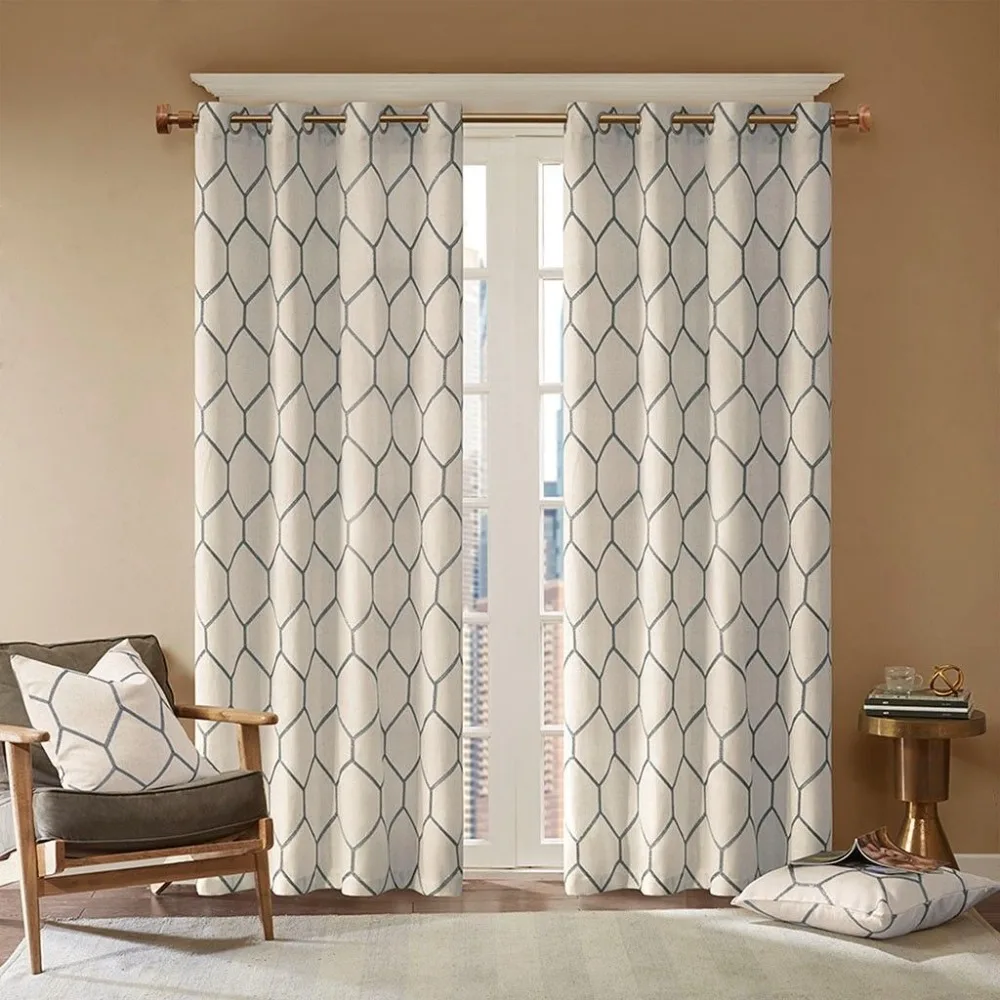 Metallic Geo Embroidered Curtain Panel(Only 1 Pc Panel)Metallic Geo Embroidered Curtain Panel
Metallic Geo Embroidered Curtain Panel(Only 1 Pc Panel)Metallic Geo Embroidered Curtain Panel