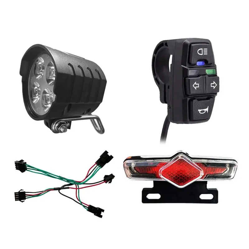 NEW HOT In Stock-Front/Rear Light Electric Bike LED Lights SET Modification Parts As Shown For 36V 48V 52V 60V
NEW HOT In Stock-Front/Rear Light Electric Bike LED Lights SET Modification Parts As Shown For 36V 48V 52V 60V