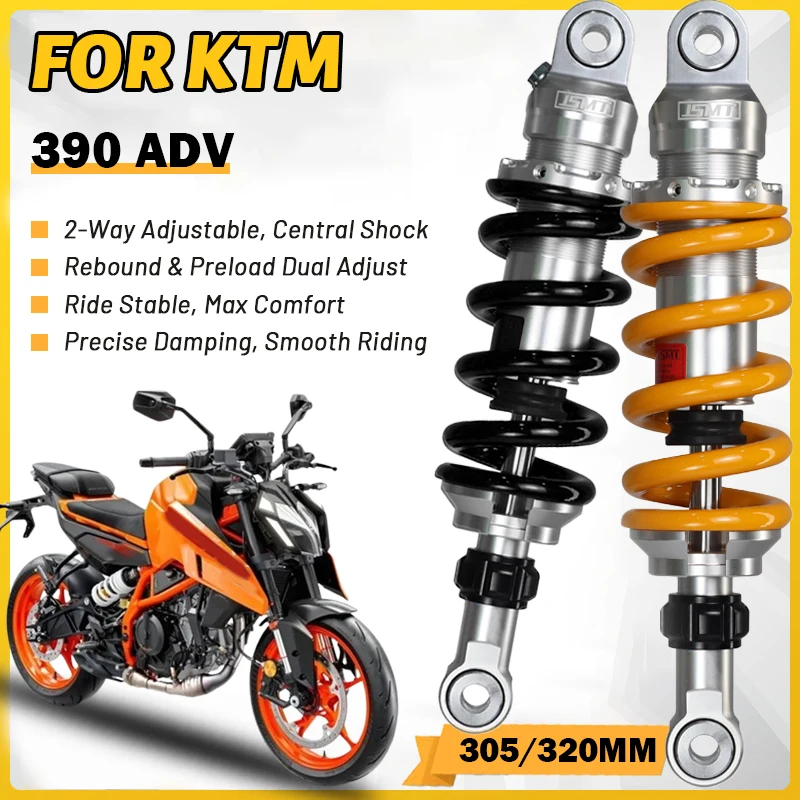 JSMT FOR KTM 390ADV 305/320MM Dual Damping Central Rear Shock Absorber Preload & Rebound Adjustable Suspension
JSMT FOR KTM 390ADV 305/320MM Dual Damping Central Rear Shock Absorber Preload & Rebound Adjustable Suspension