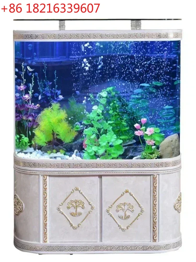 TAO Aquarium Living Room Glass Change Water Ecological Landscaping Large Bottom Filter Floor Fish Tank
TAO Aquarium Living Room Glass Change Water Ecological Landscaping Large Bottom Filter Floor Fish Tank