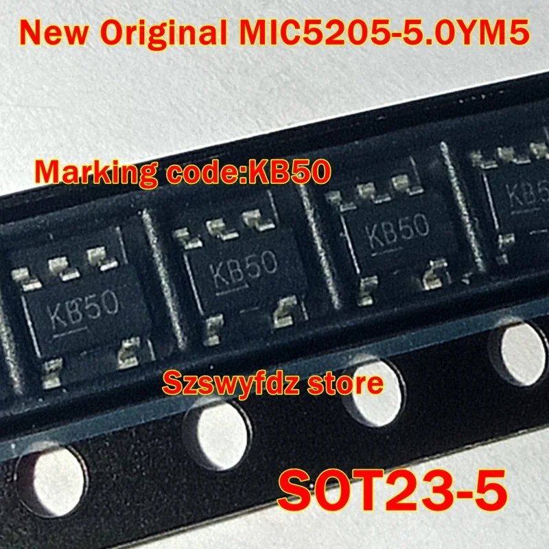 1Pcs to 100Pcs New Original Mic5205-5.0Ym5 Sot23-5 Marking Code:Kb50 150Ma Low-Noise Ldo Regulator
1Pcs to 100Pcs New Original Mic5205-5.0Ym5 Sot23-5 Marking Code:Kb50 150Ma Low-Noise Ldo Regulator