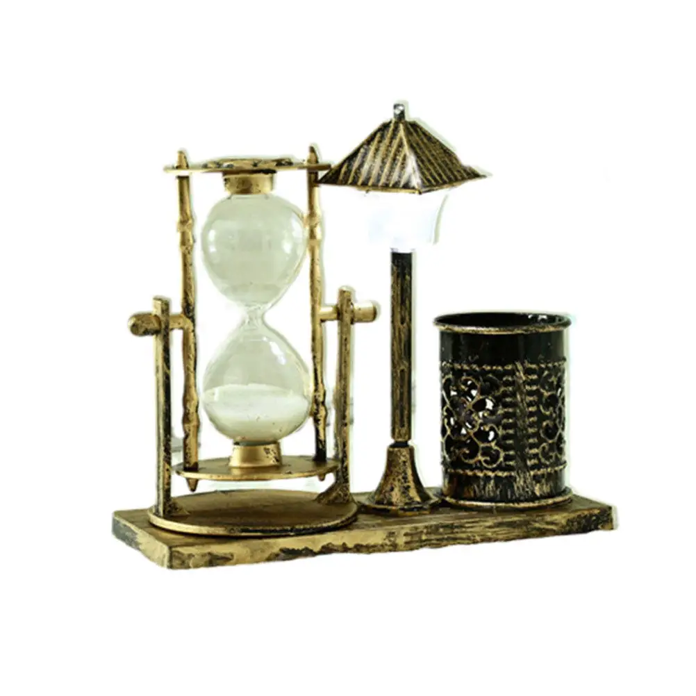 Креативный держатель для ручек в виде песочных часов, настольный ночник-органайзер, забавный контейнер для ручек из железа и пластика, украшение для дома, кофейный декор
Креативный держатель для ручек в виде песочных часов, настольный ночник-органайзер, забавный контейнер для ручек из железа и пластика, украшение для дома, кофейный декор