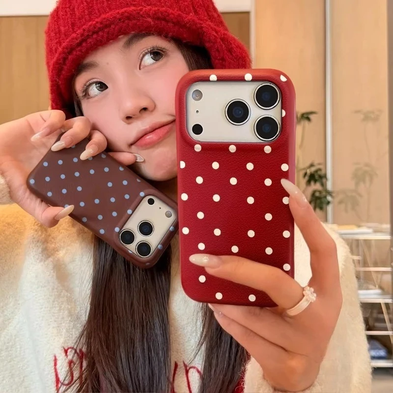 Cute Polka Dots Phone Case For Huawei Nova 14 Lite 13 12 11 10 Pro Ultra SE Ins Style PU Leather Soft Cover
Cute Polka Dots Phone Case For Huawei Nova 14 Lite 13 12 11 10 Pro Ultra SE Ins Style PU Leather Soft Cover