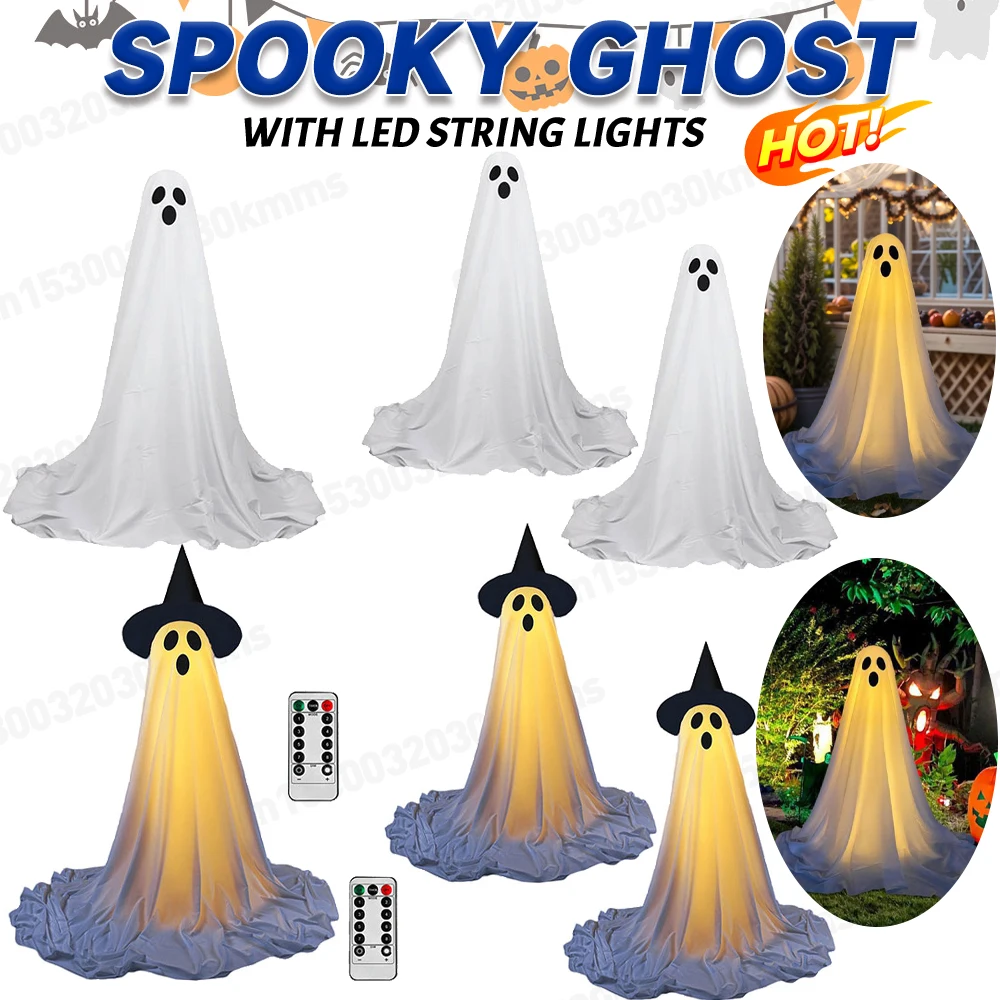 Halloween Decor Outdoor Halloween Party Decor Indoor Spooky Ghost Decor With Remote Control String Lights Halloween Ghost Lights
Halloween Decor Outdoor Halloween Party Decor Indoor Spooky Ghost Decor With Remote Control String Lights Halloween Ghost Lights