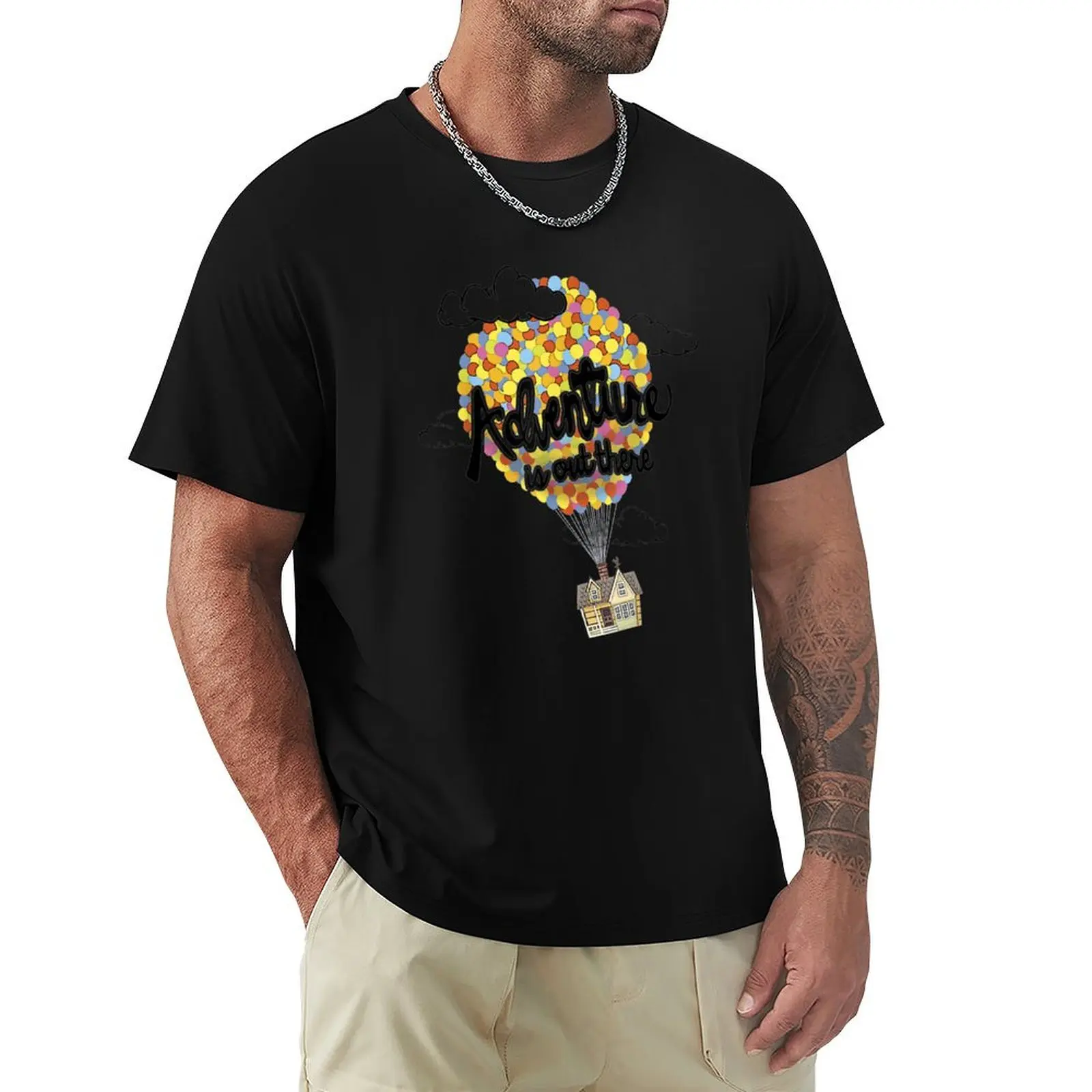 Up Adventure House Balloon Cartoon T-Shirt anime tshirt Clothing topping street wear T-shirts for men cotton
Up Adventure House Balloon Cartoon T-Shirt anime tshirt Clothing topping street wear T-shirts for men cotton