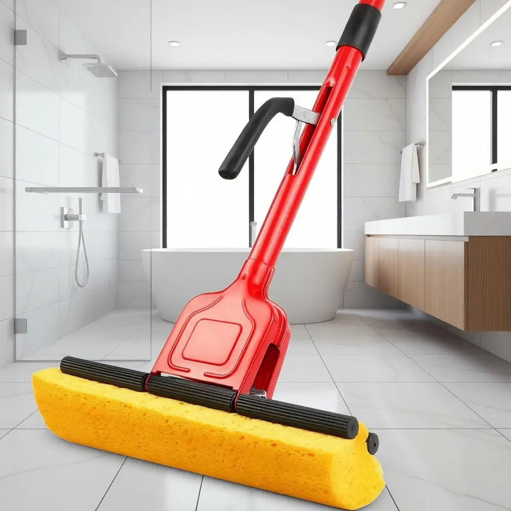 Sponge Mop with Swop Roller Sponges for Wood, Ceramic Tiles, and Other Hard Floors
Sponge Mop with Swop Roller Sponges for Wood, Ceramic Tiles, and Other Hard Floors