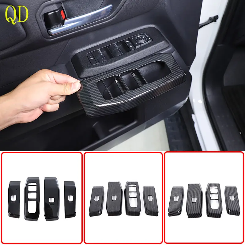 ABS carbon fiber For Toyota Land Cruiser Prado 250 LC250 2024+ Car glass lift button decorative frame sticker car accessories
ABS carbon fiber For Toyota Land Cruiser Prado 250 LC250 2024+ Car glass lift button decorative frame sticker car accessories