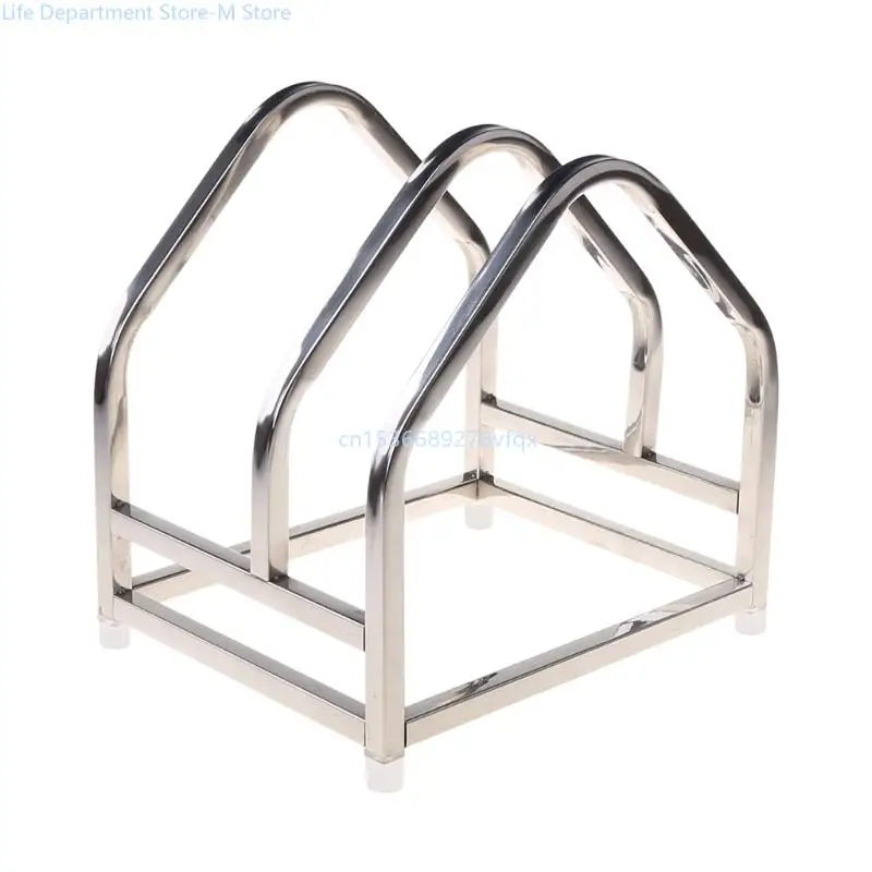 Stainless Steel Double-layer Pot Lid Holder Durable Cutting Board Rack Kitchen Board Shelf Household
Stainless Steel Double-layer Pot Lid Holder Durable Cutting Board Rack Kitchen Board Shelf Household