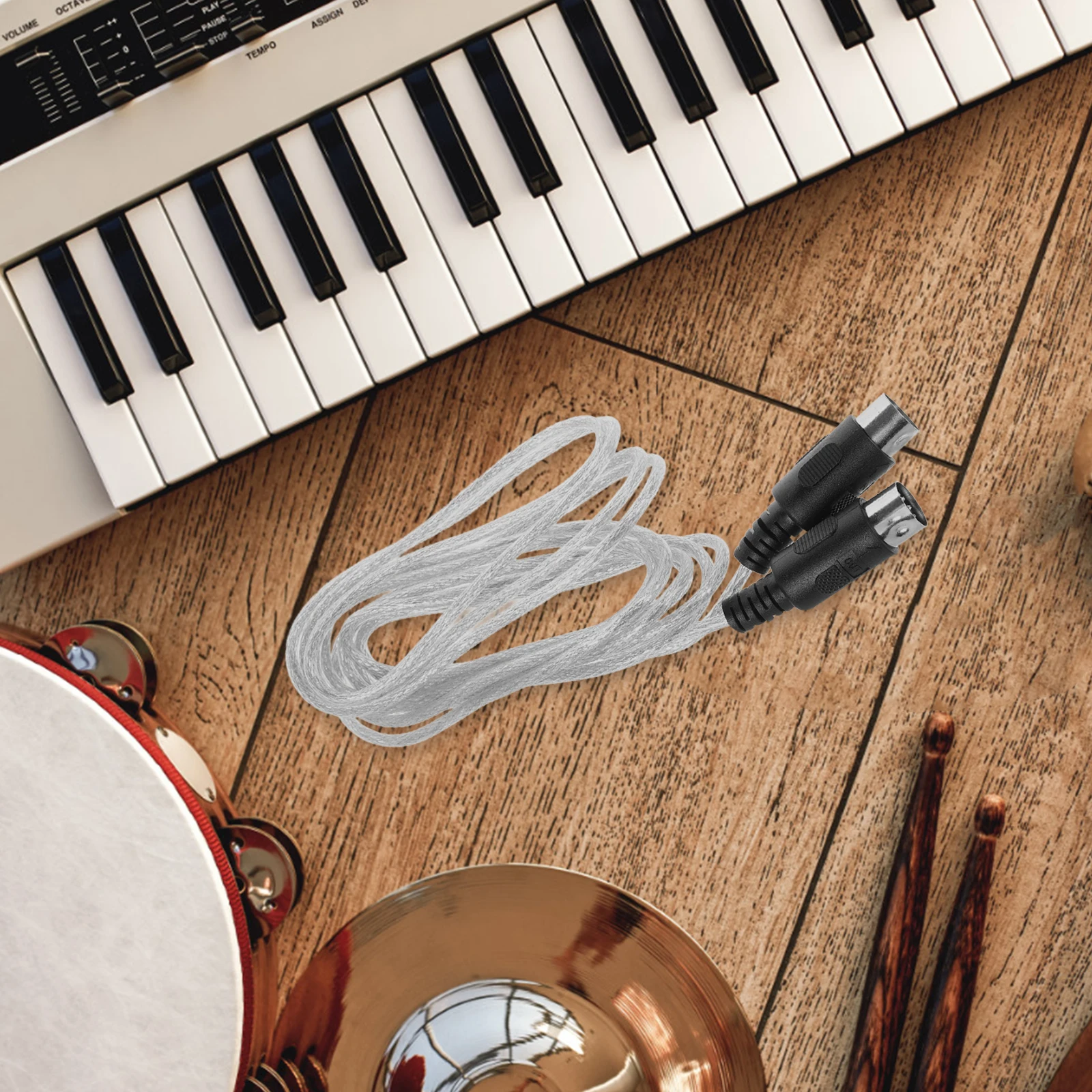 MIDI Music Line Instrument Cable Audio Controller Cables Major Equipment Black Acoustic Guitar Cord for Piano Keyboard
MIDI Music Line Instrument Cable Audio Controller Cables Major Equipment Black Acoustic Guitar Cord for Piano Keyboard