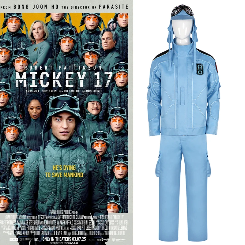2025 Film Mickey 17 Multiples Uniforms Costume Adult Men Mickey Barnes Cosplay
2025 Film Mickey 17 Multiples Uniforms Costume Adult Men Mickey Barnes Cosplay