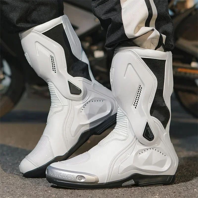 Motorcycle Boots Racing Off-road Shoes Creative Non-slip High-top Motorcycle Professional Waterproof Mountain Bike Boots
Motorcycle Boots Racing Off-road Shoes Creative Non-slip High-top Motorcycle Professional Waterproof Mountain Bike Boots