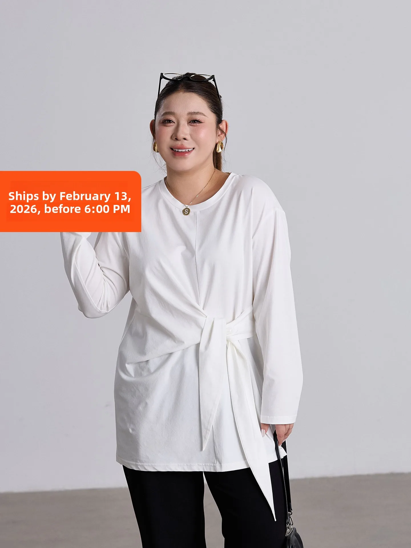 plus Size Women's T-irt Loose Long Sve Casual Sle Spring New Design Big And Tall Ladies' Top Comfortable plus Size
plus Size Women's T-irt Loose Long Sve Casual Sle Spring New Design Big And Tall Ladies' Top Comfortable plus Size