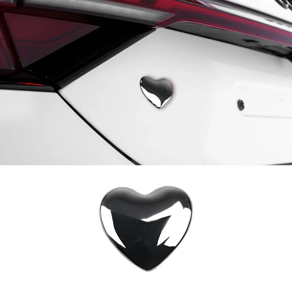 1pc Silver 3d Metal Heart Shaped Car Sticker
1pc Silver 3d Metal Heart Shaped Car Sticker