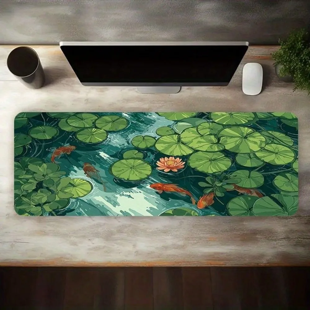 Lively Koi Lotus Hand-Painted Gaming Mouse Pad ,Office Game Table Mat XXL Rubber Anti-slip Gaming Keyboard Mousepad Desk Pads
Lively Koi Lotus Hand-Painted Gaming Mouse Pad ,Office Game Table Mat XXL Rubber Anti-slip Gaming Keyboard Mousepad Desk Pads