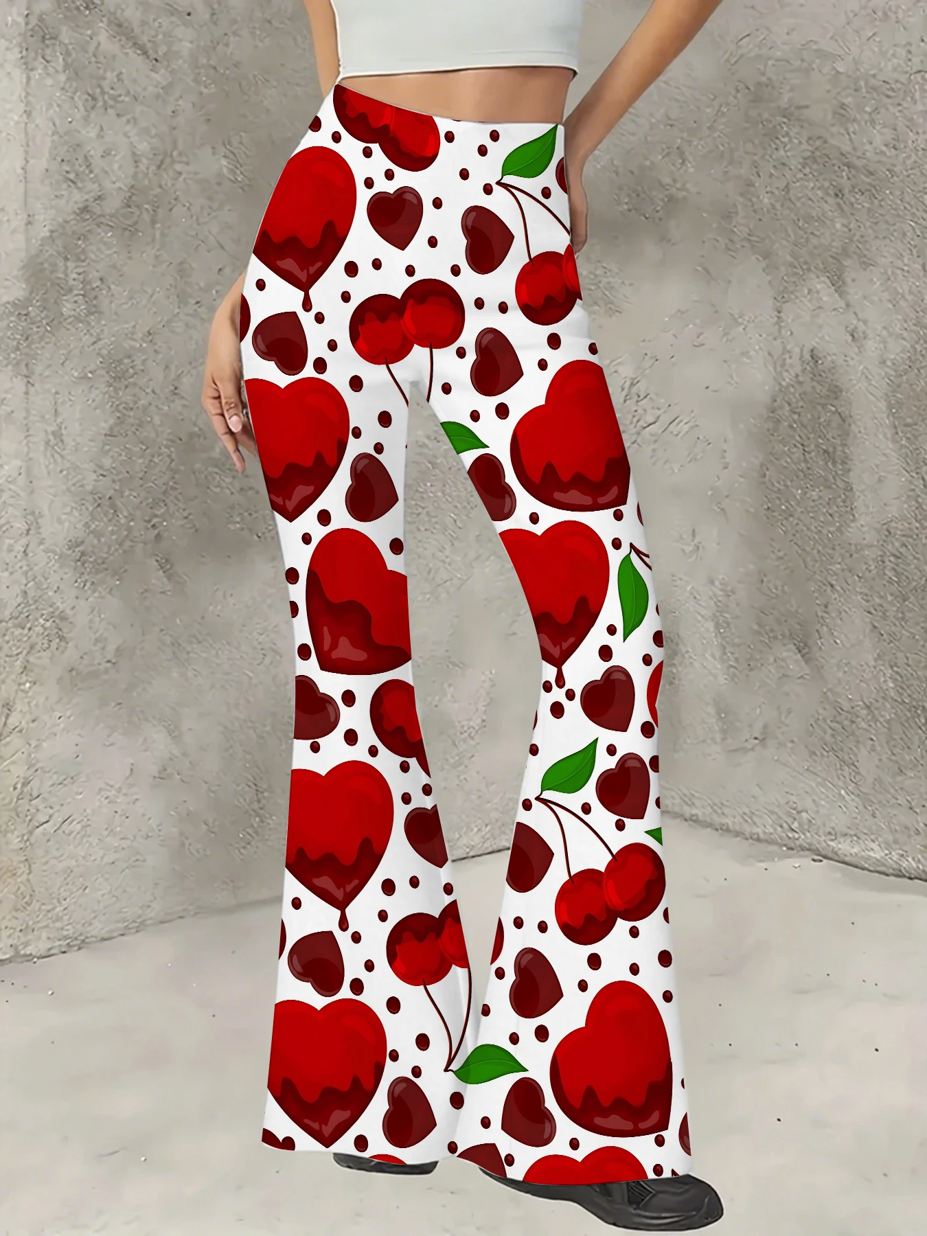 Women's Boho Printed Flare Pants Vintage Knit High Waist Wide Leg Trousers
Women's Boho Printed Flare Pants Vintage Knit High Waist Wide Leg Trousers