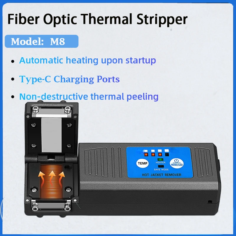 Fiber Thermal Stripper Automatically Optical Device M8 High Precision For Invisible Pigtail Bare Ribbon Communication Equipment
Fiber Thermal Stripper Automatically Optical Device M8 High Precision For Invisible Pigtail Bare Ribbon Communication Equipment