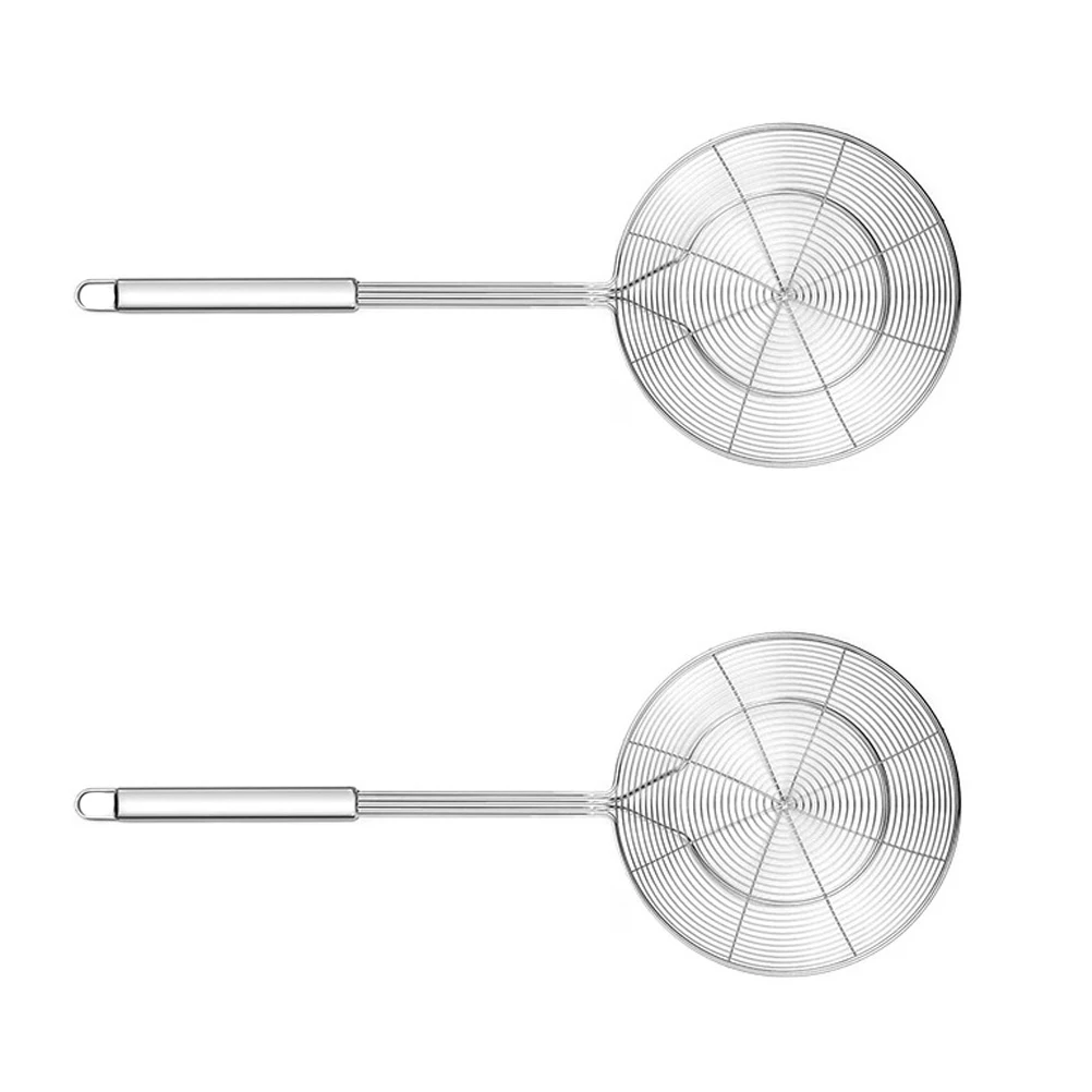 2 Pcs Stainless Steel Scoop Lightweight Slotted Strainer Spoon Frying Cooking Hotpot Oil Filter Food Serving
2 Pcs Stainless Steel Scoop Lightweight Slotted Strainer Spoon Frying Cooking Hotpot Oil Filter Food Serving
