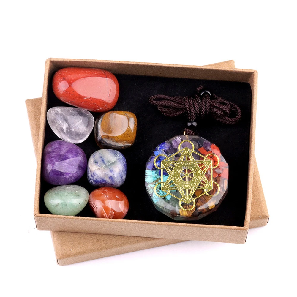 Colorful Irregular Natural Stone Yoga Colorful Stone Pendant Set Crushed Stone Resin Necklace for Women Jewelry Accessory Gifts
Colorful Irregular Natural Stone Yoga Colorful Stone Pendant Set Crushed Stone Resin Necklace for Women Jewelry Accessory Gifts