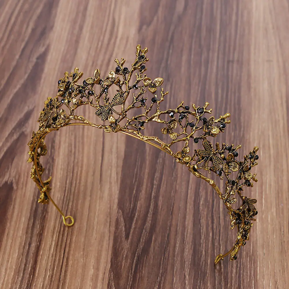 1Pcs Vintage Crown Wedding Dress Hair Accessories Retro Golden Baroque Bridal Headpiece for Wedding Party Birthday Photography
1Pcs Vintage Crown Wedding Dress Hair Accessories Retro Golden Baroque Bridal Headpiece for Wedding Party Birthday Photography