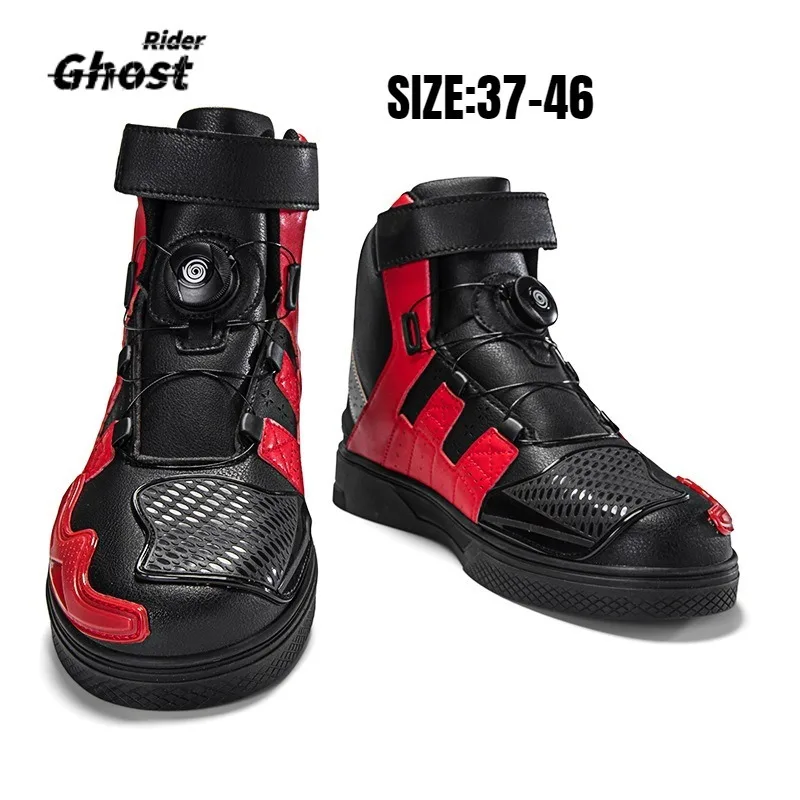 Motorcycle Shoes for Men New Anti Slip Wear-resistant Men's Motos Protective Boots Mesh Breathable Sports Casual Unisex Shoes
Motorcycle Shoes for Men New Anti Slip Wear-resistant Men's Motos Protective Boots Mesh Breathable Sports Casual Unisex Shoes