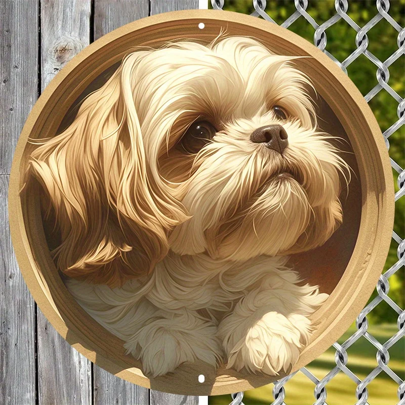 Charming Aluminum Dog Wreath Sign, Durable and UV Protected, Perfect for Home and Outdoor Decor, Decorative Wall Poster
Charming Aluminum Dog Wreath Sign, Durable and UV Protected, Perfect for Home and Outdoor Decor, Decorative Wall Poster