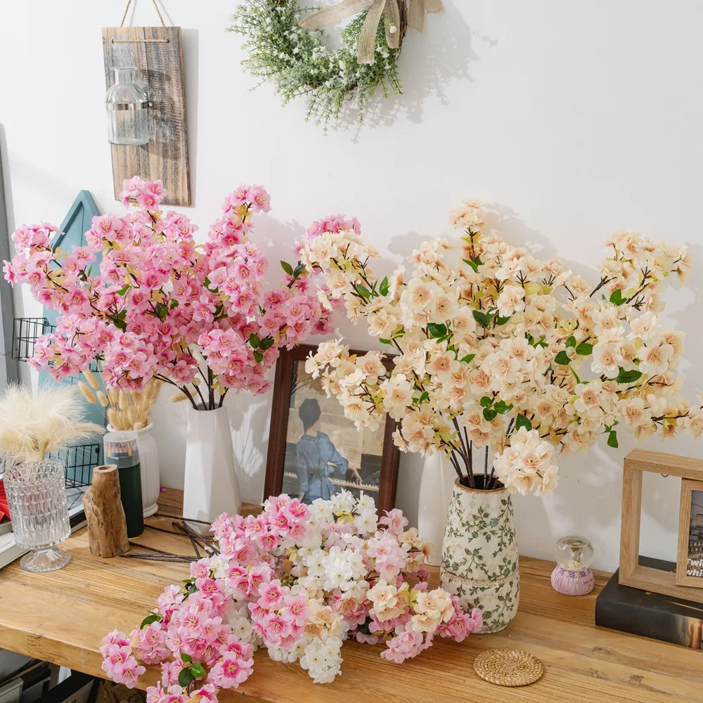 Cherry Blossom Paper 3-Fork Cherry Blossom INS Wind Simulation Flower Home Decoration Wedding
Cherry Blossom Paper 3-Fork Cherry Blossom INS Wind Simulation Flower Home Decoration Wedding