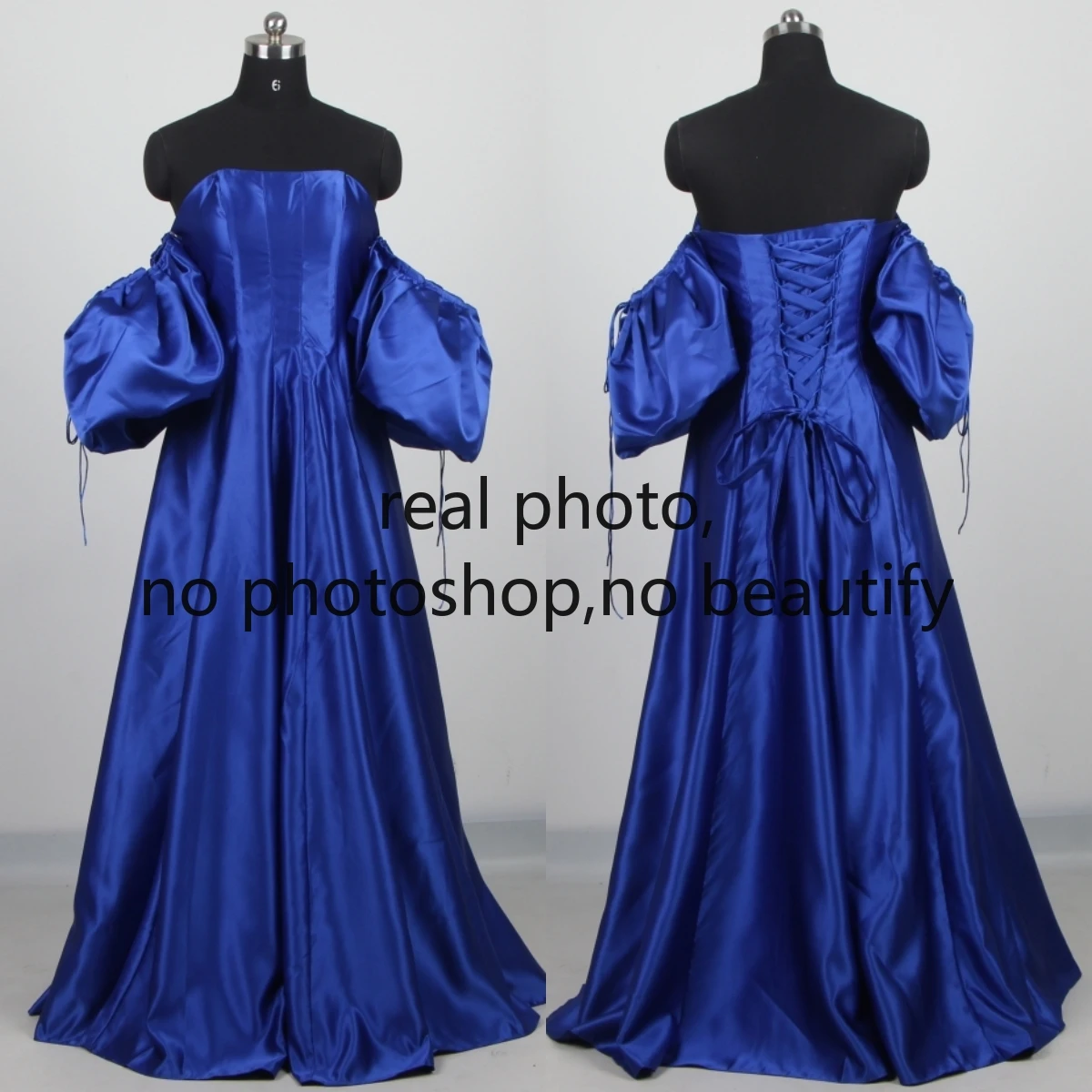 Customized Real Photo Evening Dresses Satin Strapless Removable Sleeves Floor-Length A-Line Plus size Woman Party Formal Gowns
Customized Real Photo Evening Dresses Satin Strapless Removable Sleeves Floor-Length A-Line Plus size Woman Party Formal Gowns