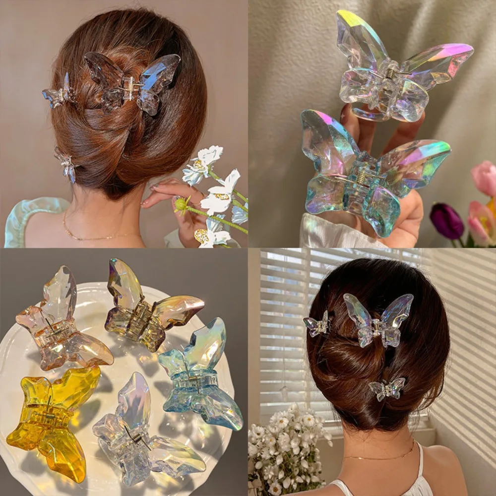 Korean Cute Transparent Hair Claw Clips Barrettes Mini Butterfly Hair Clips for Women Non-slip Girls Headband Hair Accessories
Korean Cute Transparent Hair Claw Clips Barrettes Mini Butterfly Hair Clips for Women Non-slip Girls Headband Hair Accessories