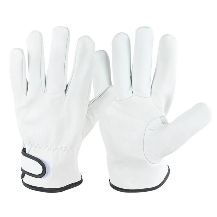 Soft Work Gloves Leather Welding Gloves White Welder's Gloves Wear Resistant Short Welding Insulated Protective Gloves
Soft Work Gloves Leather Welding Gloves White Welder's Gloves Wear Resistant Short Welding Insulated Protective Gloves