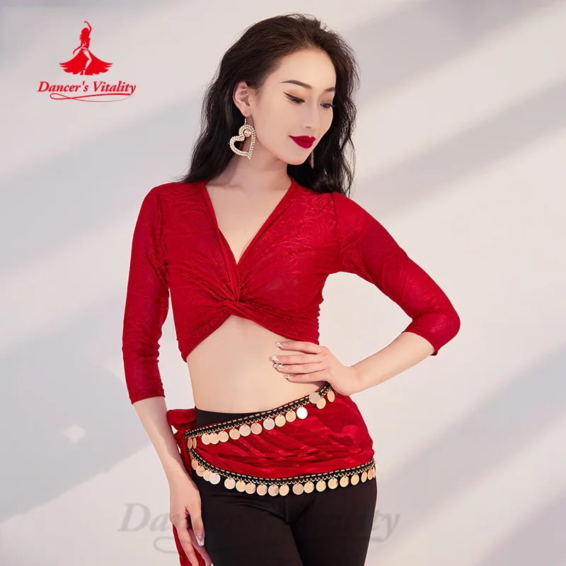 Belly Dancing Practice Clothes Long Sleeve Summer Lightweight Breathable Top Belly Dance Oriental Dance Performance Costume
Belly Dancing Practice Clothes Long Sleeve Summer Lightweight Breathable Top Belly Dance Oriental Dance Performance Costume