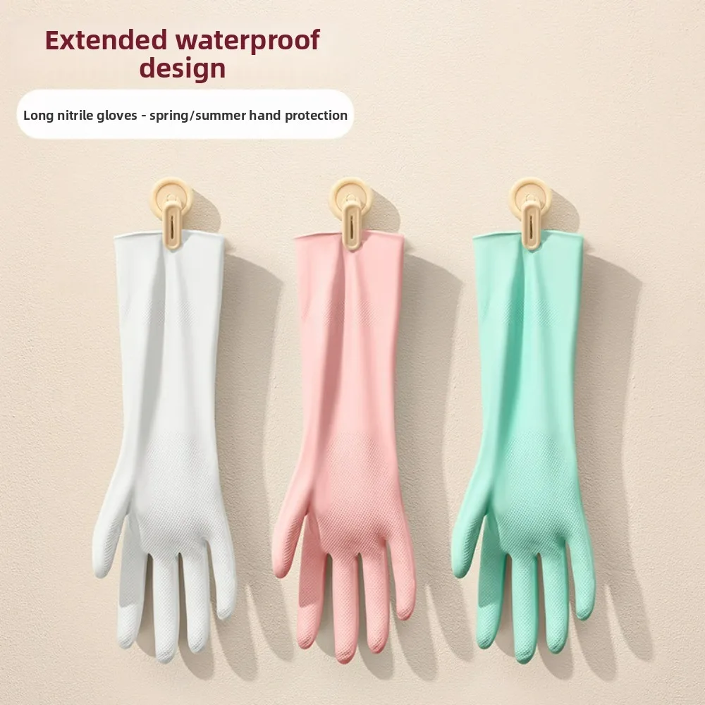 Durable Fitted Nitrile Household Gloves Waterproof Rubber Cleaning Gloves for Kitchen Dishwashing Laundry & Household Chores
Durable Fitted Nitrile Household Gloves Waterproof Rubber Cleaning Gloves for Kitchen Dishwashing Laundry & Household Chores