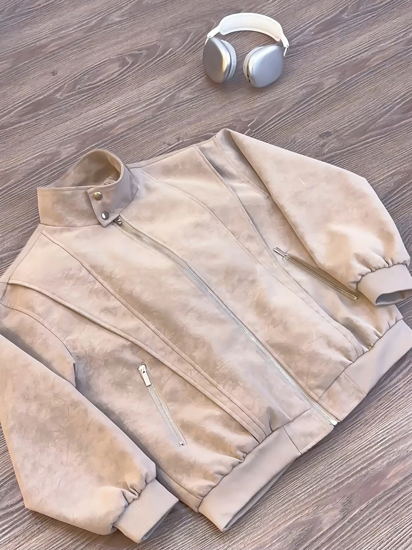 American Sle Deconstructed PU Leather Jaet Men's ort Workwear Pilot Jaet Motorcycle Baseball orm Spring Autumn
American Sle Deconstructed PU Leather Jaet Men's ort Workwear Pilot Jaet Motorcycle Baseball orm Spring Autumn