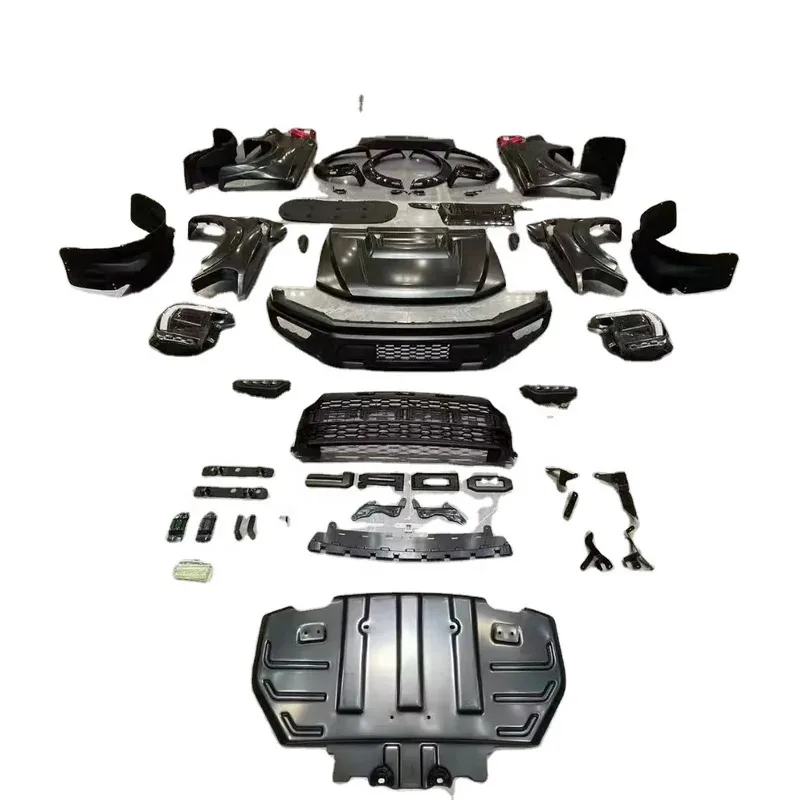 Реверсивное обновление в стиле F150 Raptor 2021, комплект всего тела с лампами для автозапчастей Ranger 2012-2021 гг.
Реверсивное обновление в стиле F150 Raptor 2021, комплект всего тела с лампами для автозапчастей Ranger 2012-2021 гг.