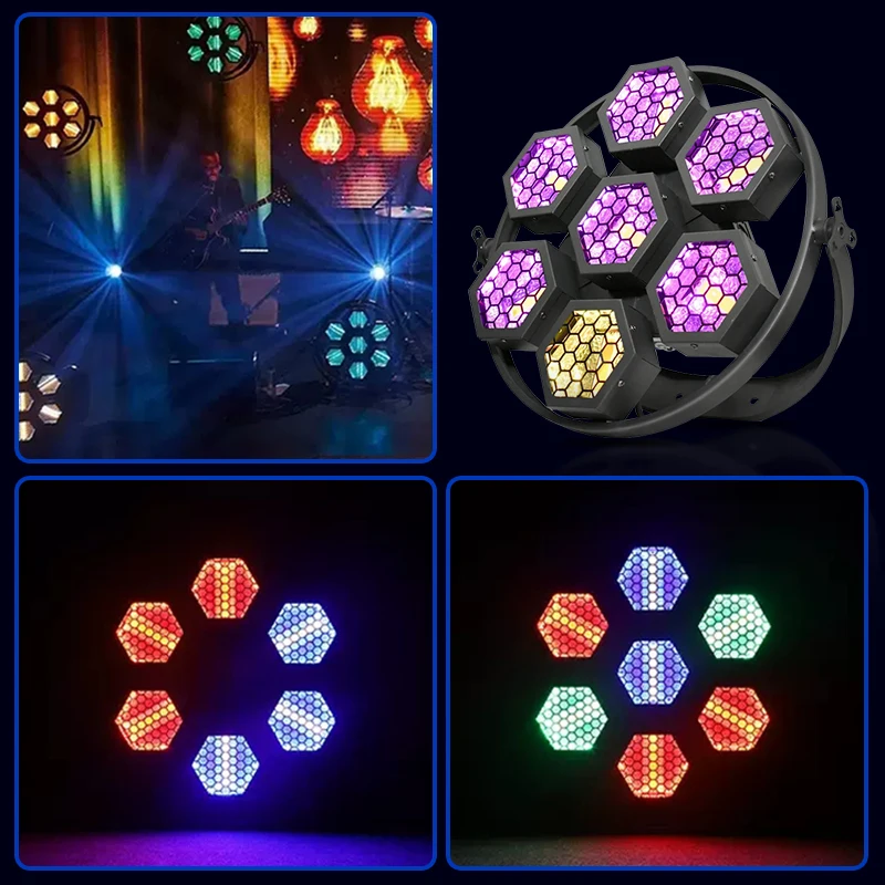 Профессиональное украшение для дискотеки, освещение для сцены, 7x50 Вт, светодиодный Ретро стробоскоп
Профессиональное украшение для дискотеки, освещение для сцены, 7x50 Вт, светодиодный Ретро стробоскоп