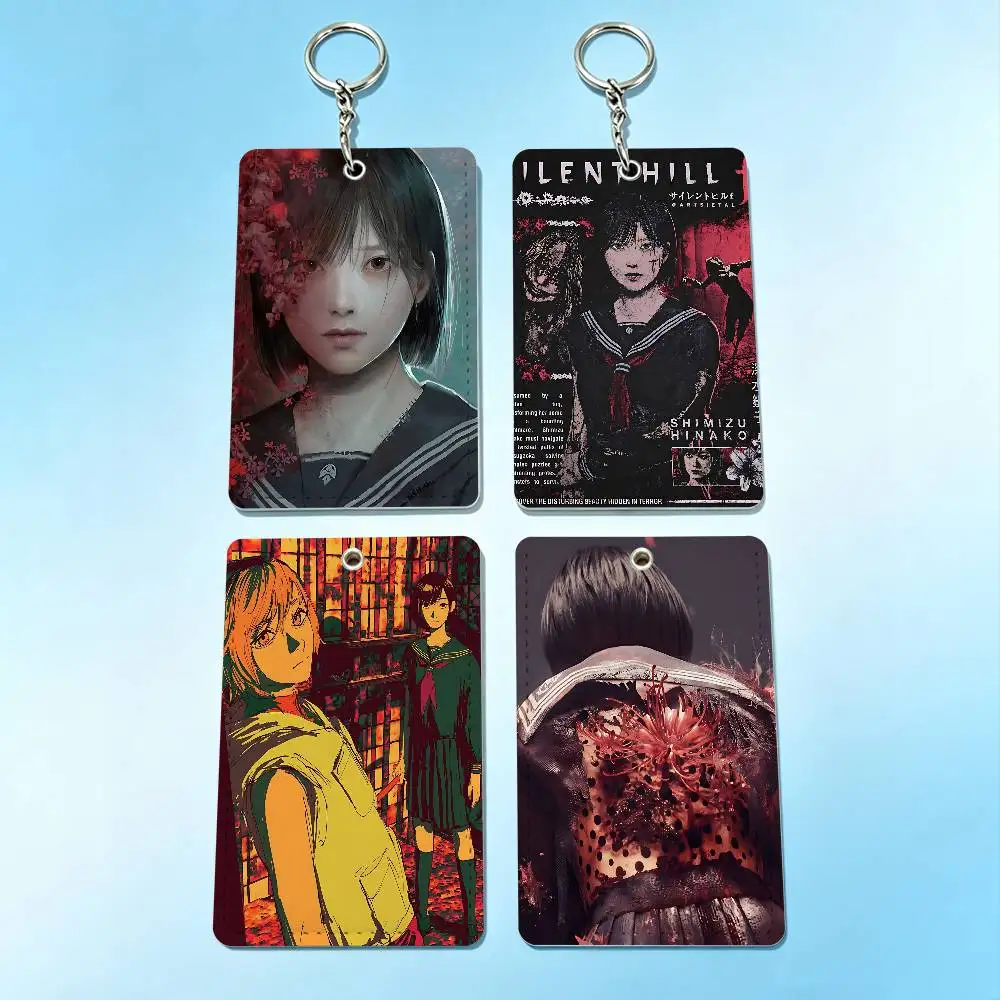 Hot Game S-Silent H-Hill F Card Holder Men And Womenn Universal Antirust Keychain Learther Access Drop Key Tag Ring
Hot Game S-Silent H-Hill F Card Holder Men And Womenn Universal Antirust Keychain Learther Access Drop Key Tag Ring