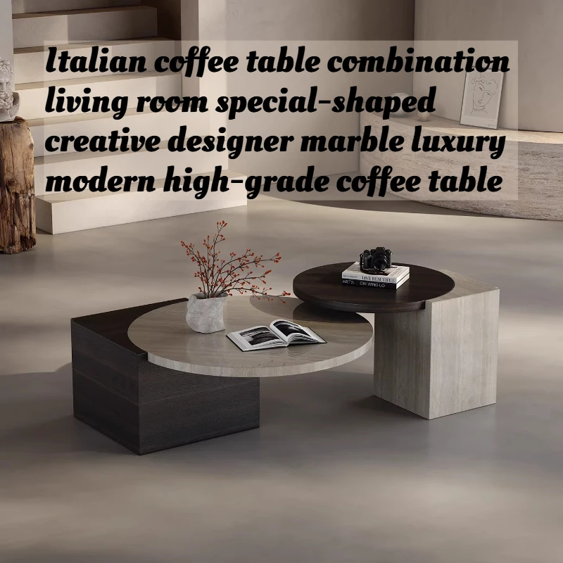 Italian Designer Coffee Table For Living Room Marble Irregular Luxury Modern High End Center Side Furniture
Italian Designer Coffee Table For Living Room Marble Irregular Luxury Modern High End Center Side Furniture