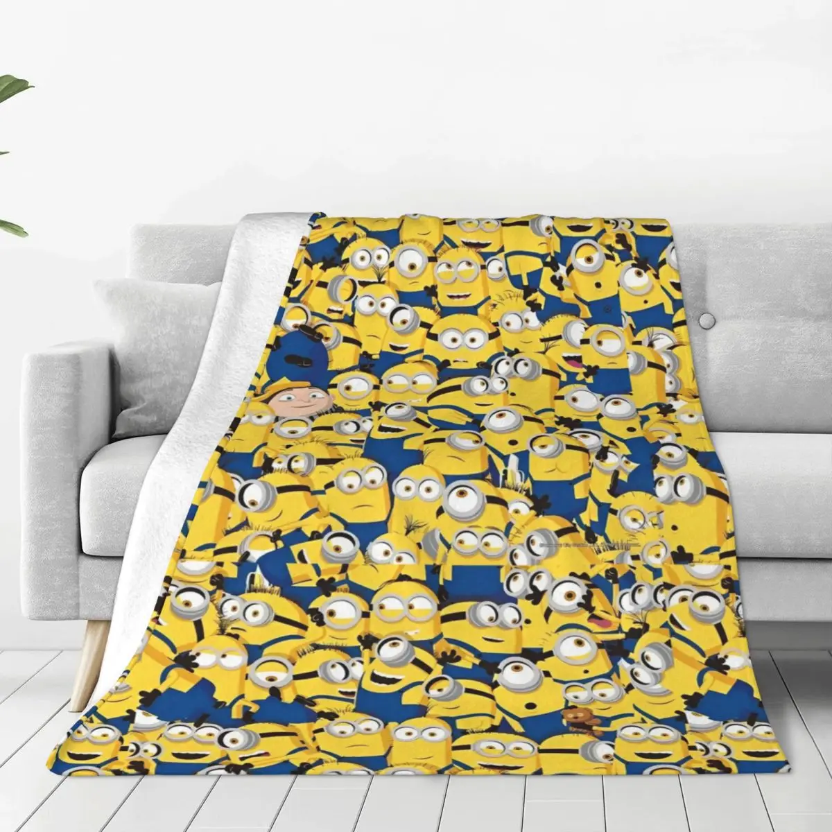 Minions Flannel Blanket Warm Soft Bedding Throws for Home Decor Camping Novelty Bedspread Sofa Bed Cover
Minions Flannel Blanket Warm Soft Bedding Throws for Home Decor Camping Novelty Bedspread Sofa Bed Cover