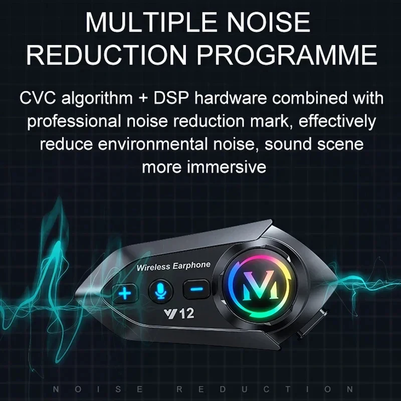 Bluetooth 5.4 Helmet Headset Wireless Hands-free Call Phone Kit Motorcycle Waterproof Earphone MP3 Music Player Speaker for Moto
Bluetooth 5.4 Helmet Headset Wireless Hands-free Call Phone Kit Motorcycle Waterproof Earphone MP3 Music Player Speaker for Moto