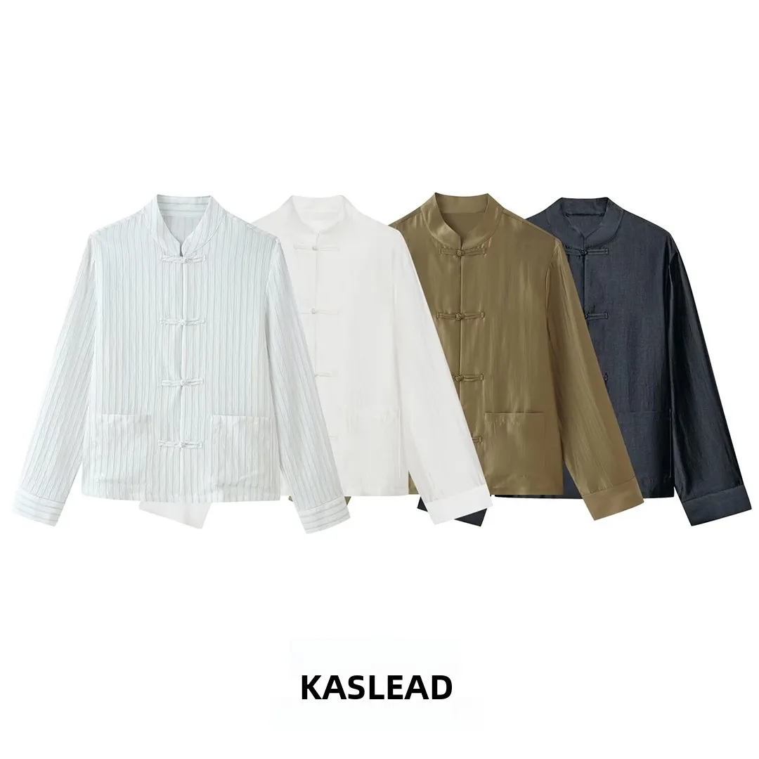 Fashionable Versatile Silk Satin Rope Knot Button Shirt Women's Loose Fit Long Sleeve Breathable Skin-Friendly Summer Shirt
Fashionable Versatile Silk Satin Rope Knot Button Shirt Women's Loose Fit Long Sleeve Breathable Skin-Friendly Summer Shirt