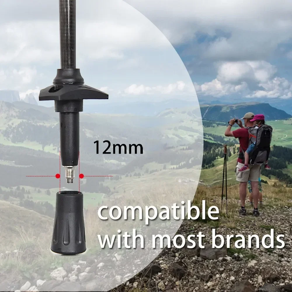 Reinforced Trekking Pole Tip Set Rubber Stick Tip Trekking Walking Cap End Hammers Hiking Pole Practical Protable Reliable
Reinforced Trekking Pole Tip Set Rubber Stick Tip Trekking Walking Cap End Hammers Hiking Pole Practical Protable Reliable
